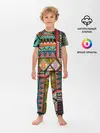 Детская пижама с брюками / Африканский стиль