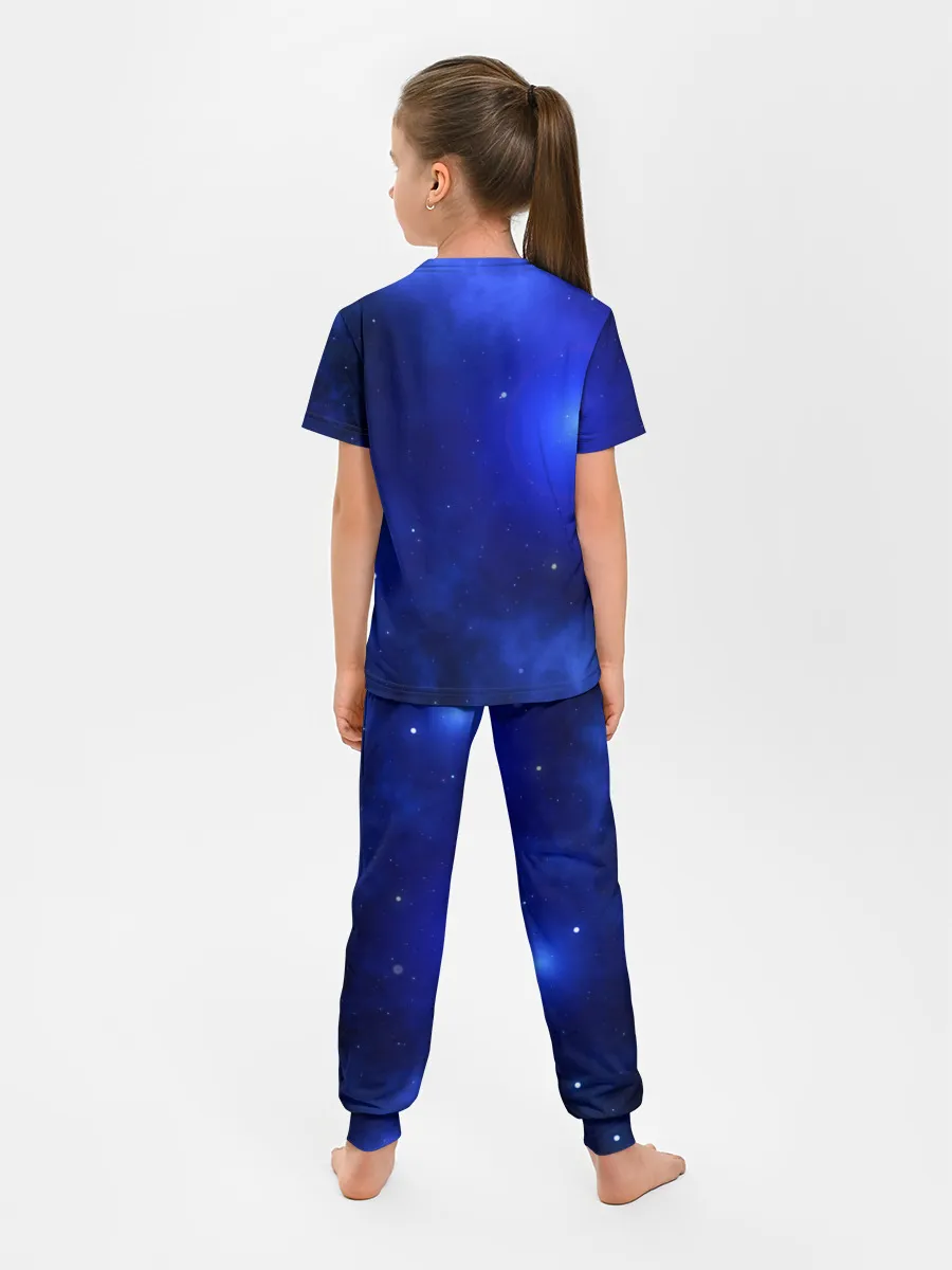 Детская пижама с брюками / Космический тигр