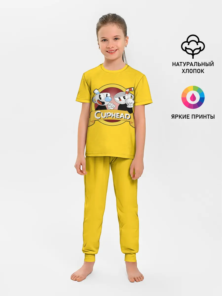 Детская пижама с брюками / CUPHEAD / КАПХЕД.