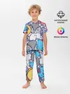 Детская пижама с брюками / Текстура