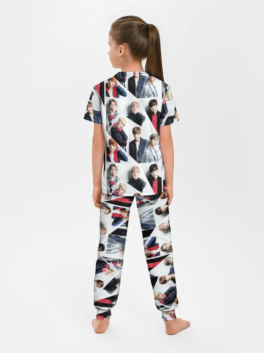 Детская пижама с брюками / BTS COLLAGE