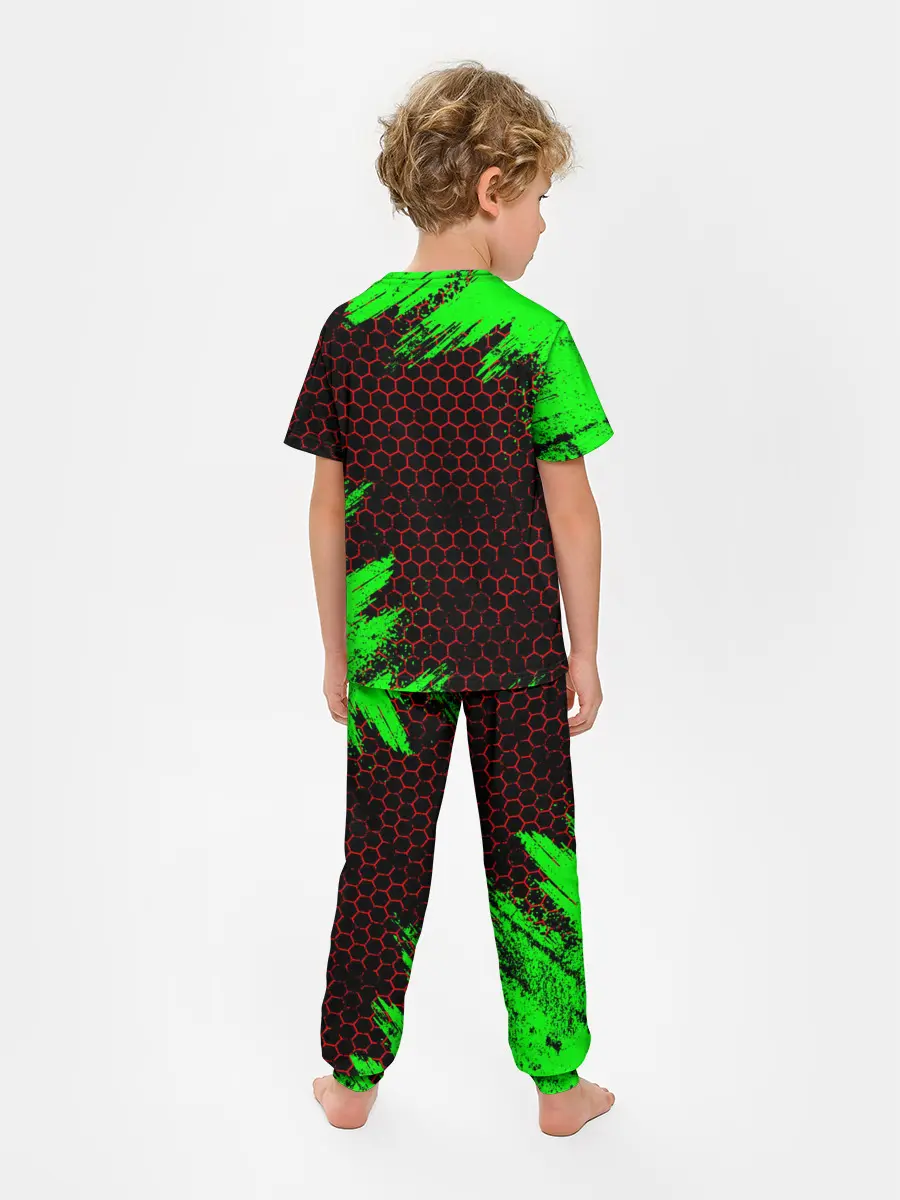 Детская пижама с брюками / MINECRAFT CREEPER