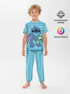 Детская пижама с брюками / Стич с лягушкой
