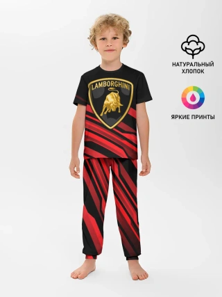 Детская пижама с брюками / Lamborghini