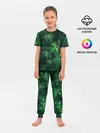 Детская пижама с брюками / Тропическая листва | Тропики