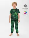 Детская пижама с брюками / Тропическая листва | Тропики
