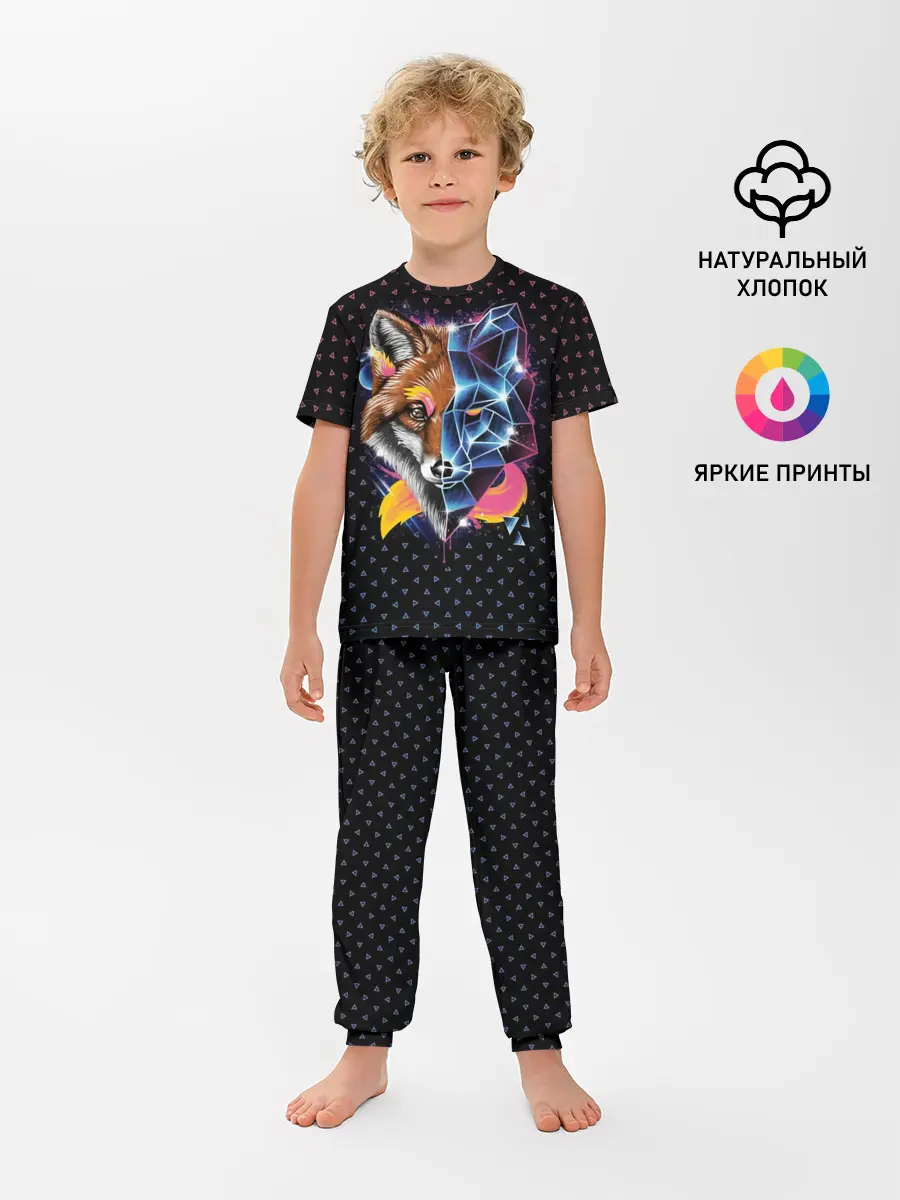 Детская пижама с брюками / Super Space Fox