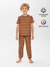 Детская пижама с брюками / Шоколад