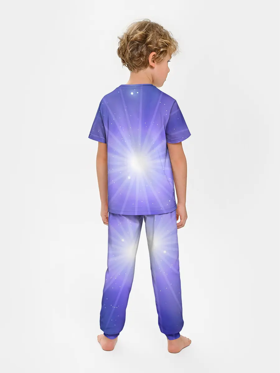 Детская пижама с брюками / Космос