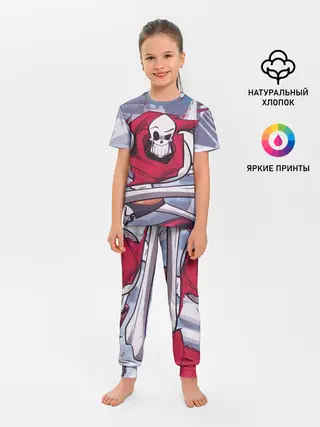 Детская пижама с брюками / Скелет