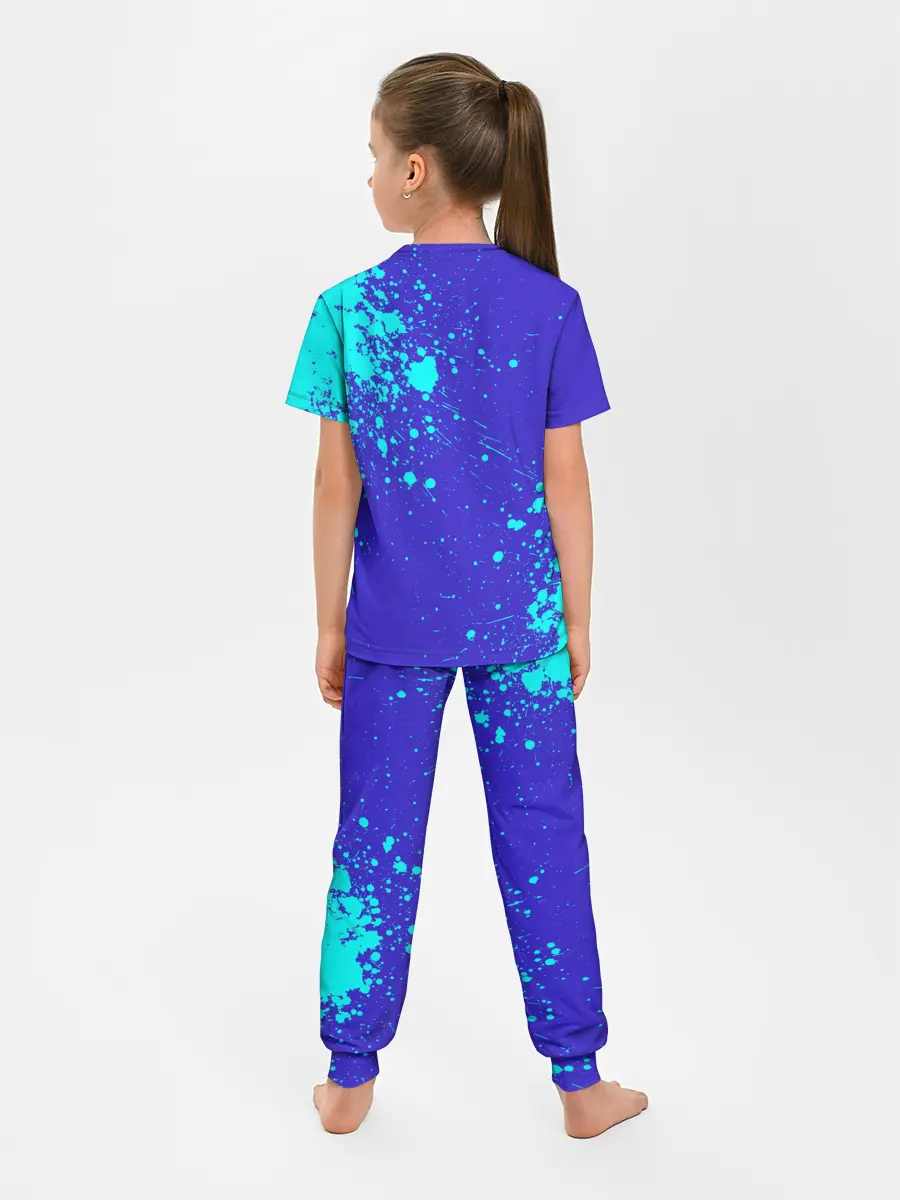 Детская пижама с брюками / UNDERTALE SANS BLUE