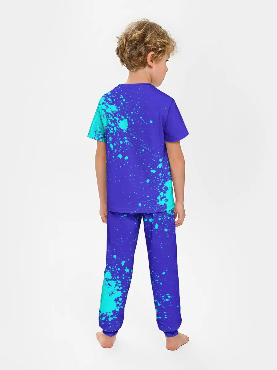 Детская пижама с брюками / UNDERTALE SANS BLUE