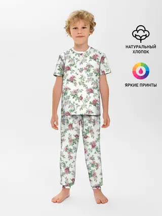 Детская пижама с брюками / Весенняя жизнь