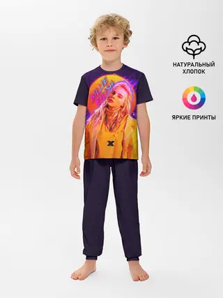 Детская пижама с брюками / Billie Eilish