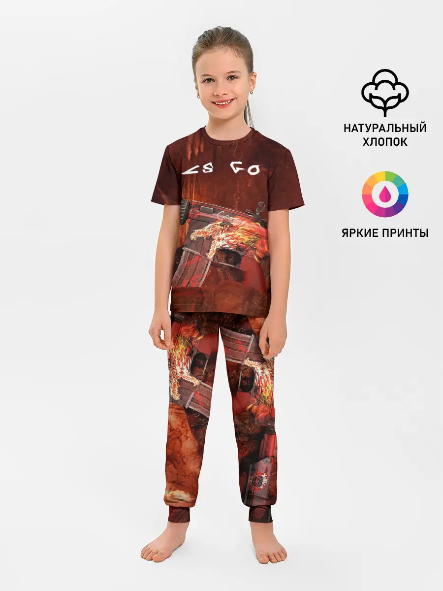 Детская пижама с брюками / CS GO M4A4 HOWI