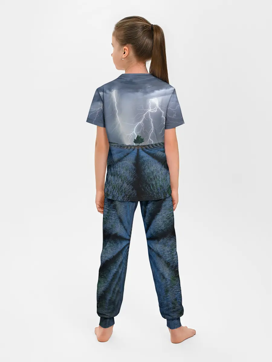 Детская пижама с брюками / Молнии