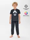Детская пижама с брюками / RENAULT РЕНО 3Д ГЕОМЕТРИЯ 3D