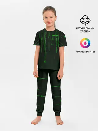 Детская пижама с брюками / Minecraft