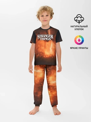 Детская пижама с брюками / STRANGER THINGS