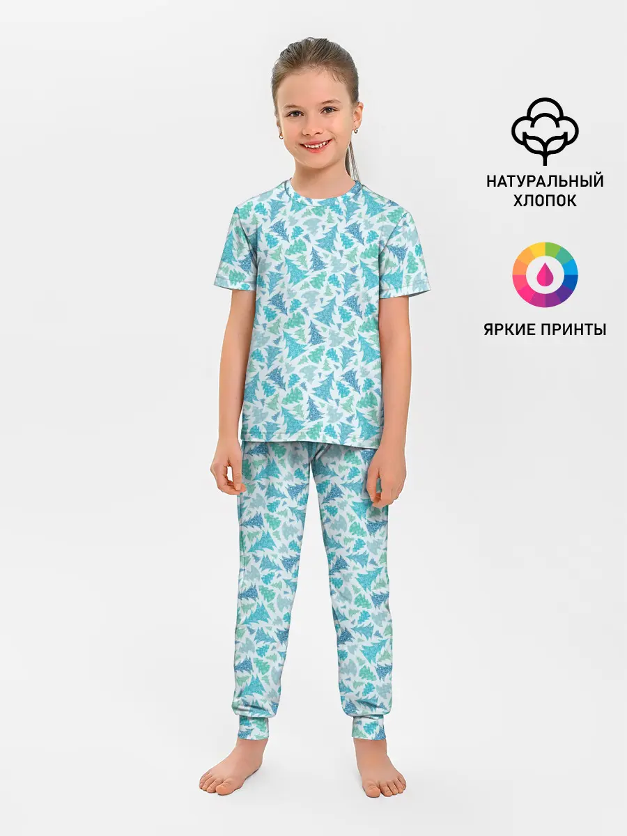 Детская пижама с брюками / Новый Год