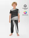 Детская пижама с брюками / 3D luxury style silver black