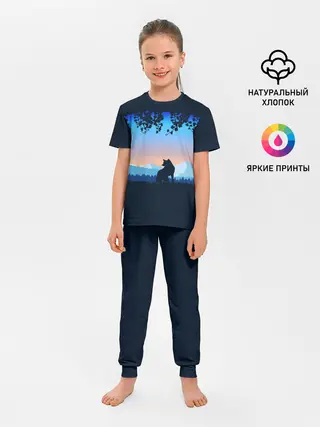 Детская пижама с брюками / WOLF