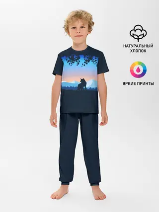 Детская пижама с брюками / WOLF