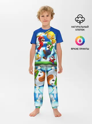 Детская пижама с брюками / SuperFlyMario