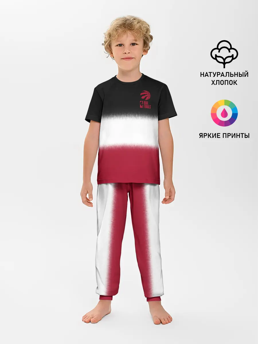 Детская пижама с брюками / 2019 Champions Raptors