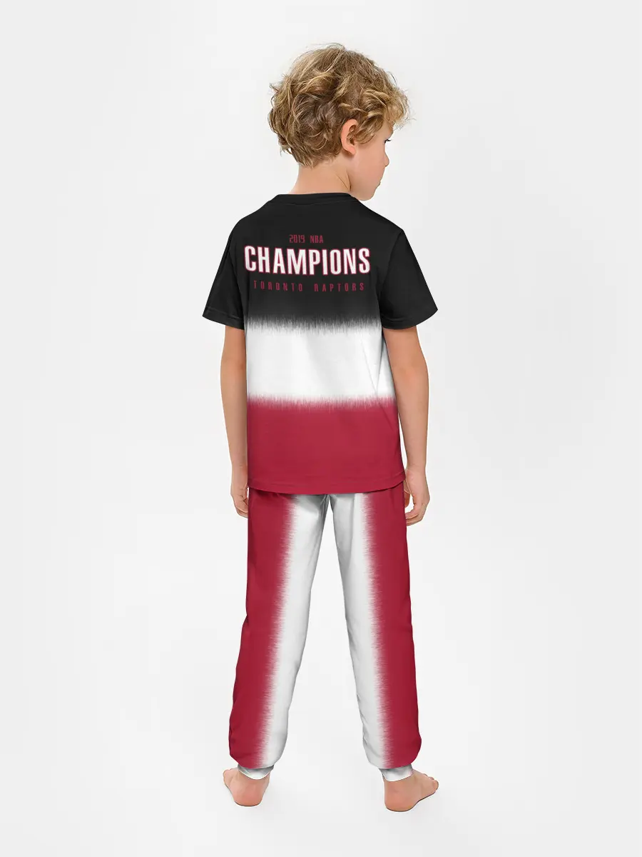 Детская пижама с брюками / 2019 Champions Raptors