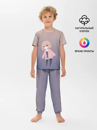 Детская пижама с брюками / неуклюжая практикантка