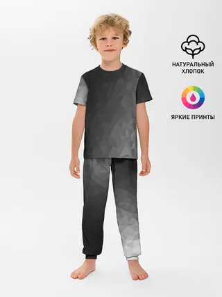 Детская пижама с брюками / Dark abstraction