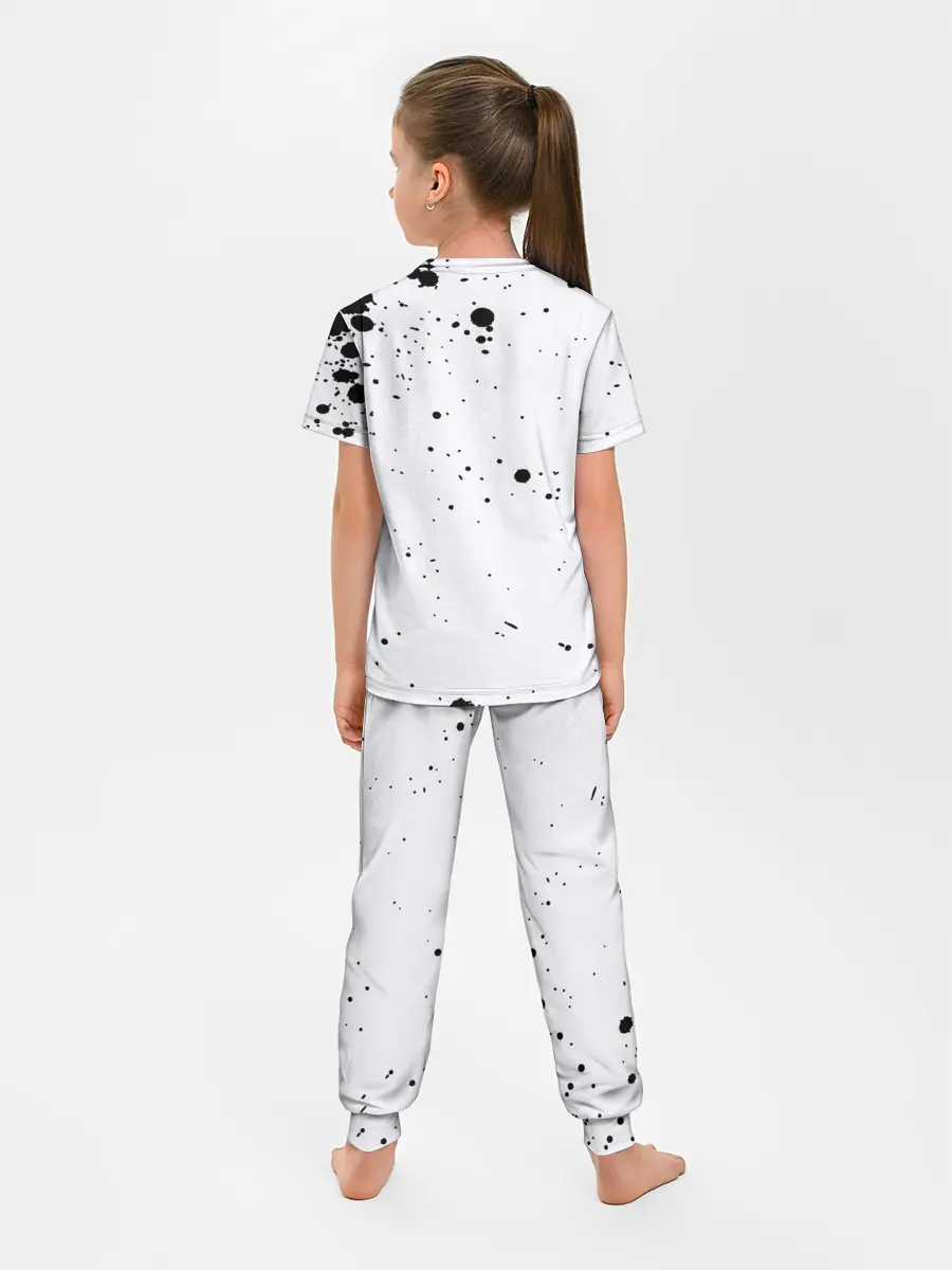 Детская пижама с брюками / Танджиро и Незуко Камадо