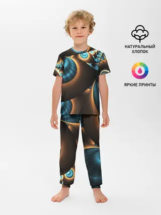 Детская пижама с брюками / 3D FRACTAL