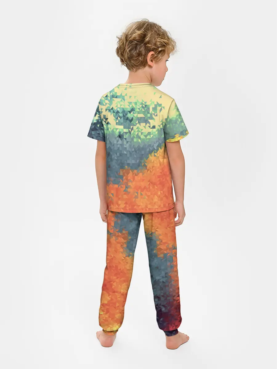Детская пижама с брюками / Стихия: лед и пламя