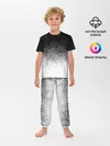 Детская пижама с брюками / BLACK AND WHITE ABSTRACTION