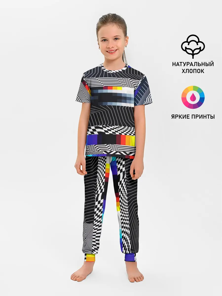 Детская пижама с брюками / Уличный стиль