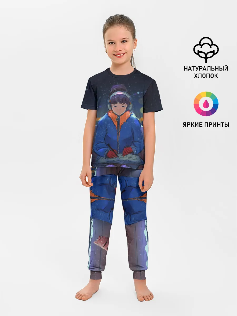 Детская пижама с брюками / Зима