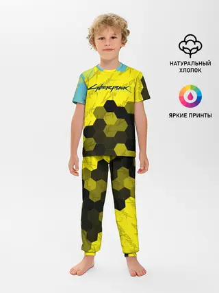 Детская пижама с брюками / CYBERPUNK 2077 / Киберпанк