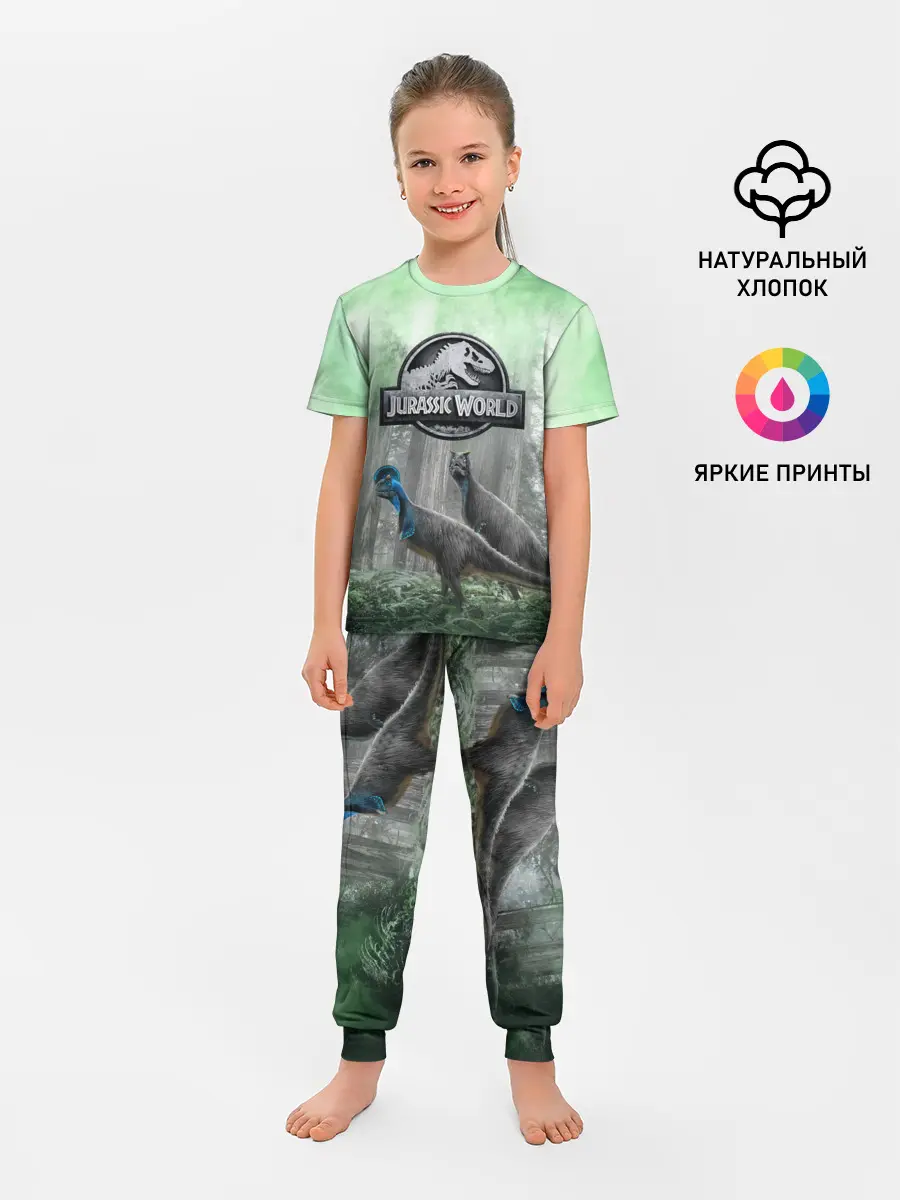 Детская пижама с брюками / Jurassic World | Мир Юрского периода
