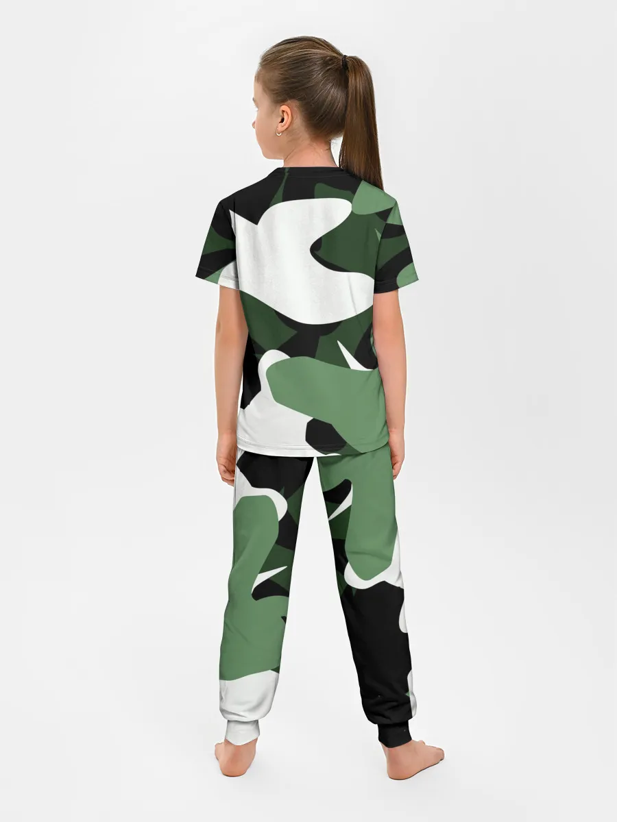 Детская пижама с брюками / Камуфляж