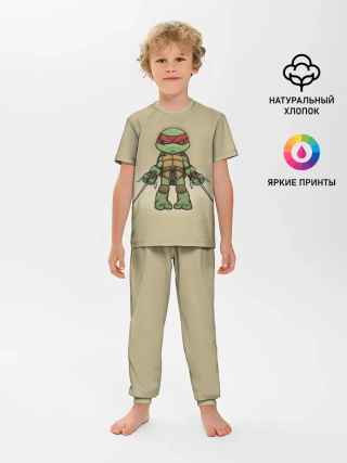 Детская пижама с брюками / ЧЕРЕПАШКИ - НИНДЗЯ