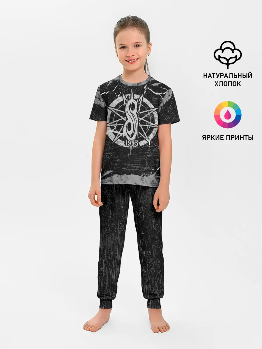 Детская пижама с брюками / Слипкнот 1995 | Rock
