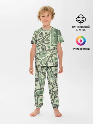 Детская пижама с брюками / Доллар