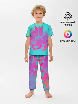 Детская пижама с брюками / BTS