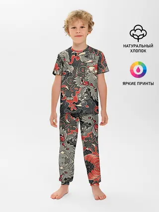 Детская пижама с брюками / Самурай