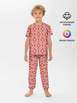 Детская пижама с брюками / Обережная Вышивка