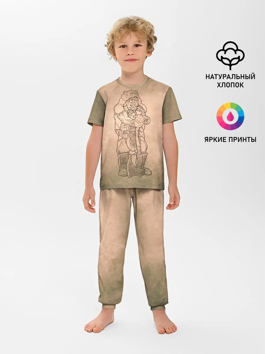 Детская пижама с брюками / русь