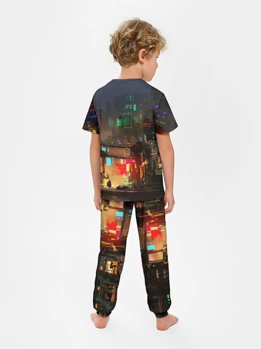 Детская пижама с брюками / Cyber Punk 2077