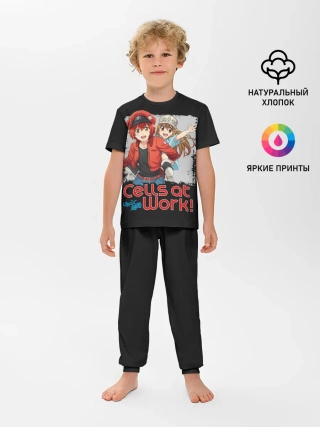 Детская пижама с брюками / Эритроцит и тромбоцит